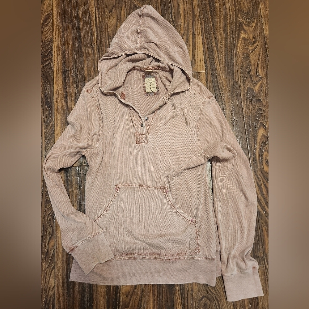 Gramicci Dusty Pink Hoodie Pullover Sweatshirt Sz LG SUPER SOFT!